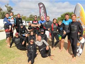 Aussies from the INtuition Windsurfing courses, January 2012