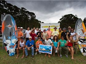 Aussies from the INtuition Windsurfing courses, January 2012