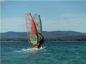 Learn to windsurf day