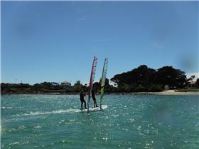 Learn to windsurf day