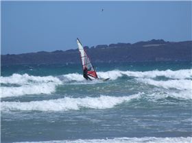 Great day windsurfing at the Gap Waratah Bay