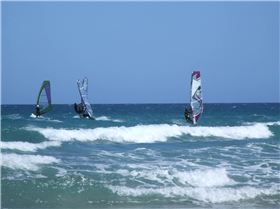 Great day windsurfing at the Gap Waratah Bay