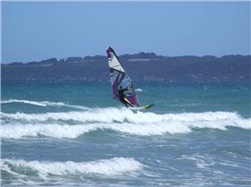 Great day windsurfing at the Gap Waratah Bay