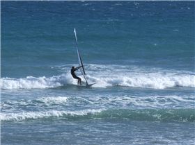 Great day windsurfing at the Gap Waratah Bay