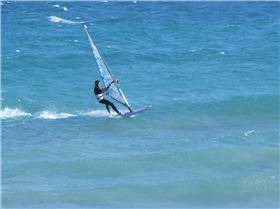 Great day windsurfing at the Gap Waratah Bay