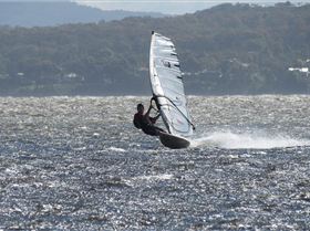 Canton Beach windsurfing 18 March 2013