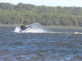Canton Beach windsurfing 18 March 2013