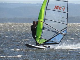 Canton Beach windsurfing 18 March 2013