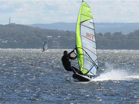 Canton Beach windsurfing 18 March 2013
