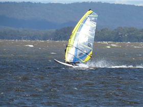 Canton Beach windsurfing 18 March 2013