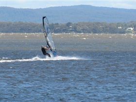 Canton Beach windsurfing 18 March 2013