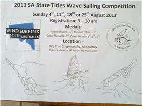 SA State Titles Wave Sailing 2013