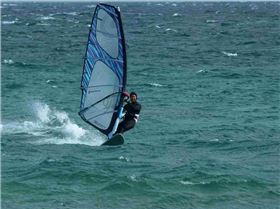 Winter northerly winds in thr bay