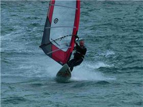 Winter northerly winds in thr bay