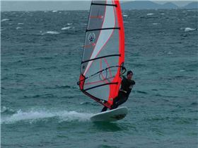 Winter northerly winds in thr bay