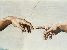 Michelangelo Creation finger detail
