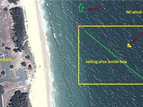 Bribie Freerace course