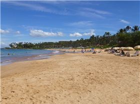 Beach in front of the Four Seasons
