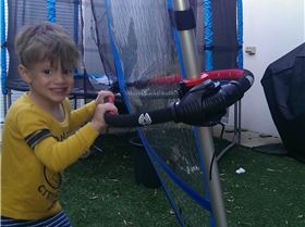 Sebastian 3 Year old with 1m Ezzy Rig