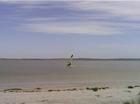 Jamie behind the split