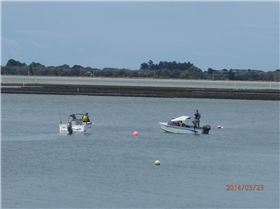 windsurfing tas fishing day