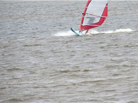 Flatwater action at Canton Beach
