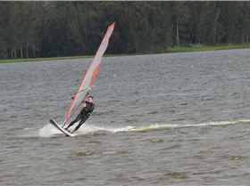 Flatwater action at Canton Beach