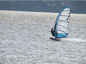 Flatwater action at Canton Beach
