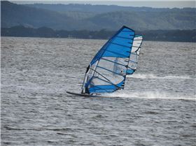 Flatwater action at Canton Beach