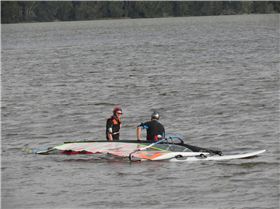Flatwater action at Canton Beach