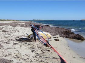 First run on Naish Nitrix at Safety Bay