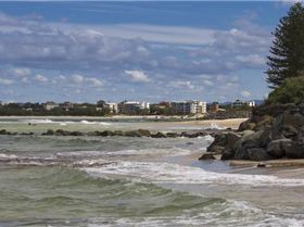 caloundra bar in a westerly