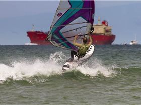 caloundra bar in a westerly