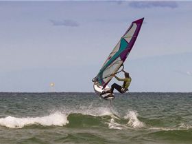 caloundra bar in a westerly