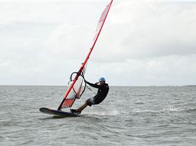 Big sail slalom boys that held on after everyone else went home.