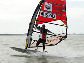 Big sail slalom boys that held on after everyone else went home.