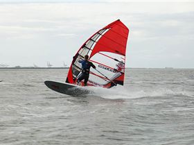 Big sail slalom boys that held on after everyone else went home.