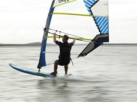 Big sail slalom boys that held on after everyone else went home.