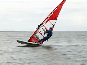 Big sail slalom boys that held on after everyone else went home.