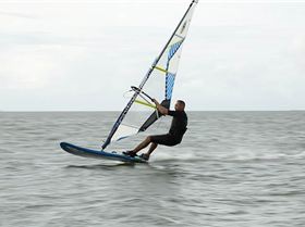 Big sail slalom boys that held on after everyone else went home.