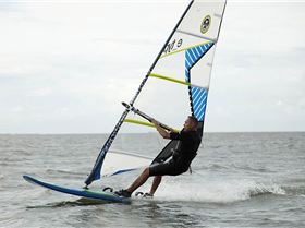 Big sail slalom boys that held on after everyone else went home.