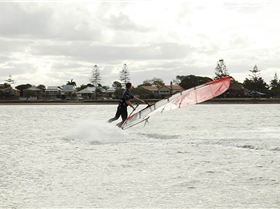 Big sail slalom boys that held on after everyone else went home.