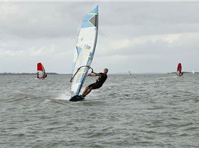 Big sail slalom boys that held on after everyone else went home.