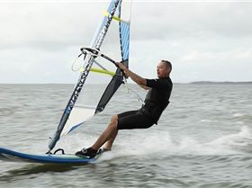 Big sail slalom boys that held on after everyone else went home.