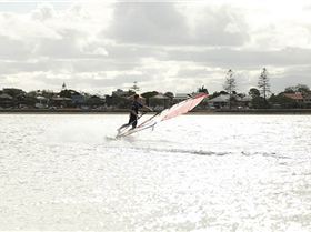 Big sail slalom boys that held on after everyone else went home.