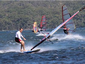 Before and "just" before hitting the water hard...