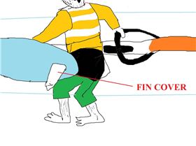 Fin cover