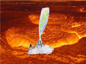 windsurfing on venus