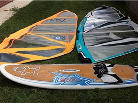 FREE BOARD AND SAILS