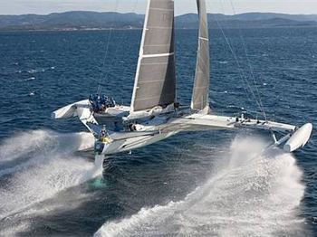 Hydroptere speed record - The outright 500m record - Windsurfing News